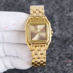 TWF Copy Panthere de Cartier Quartz Yellow Gold Luxury Watches